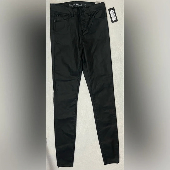High-Waisted Leather Pants - New With Tags - Picture 1 of 14